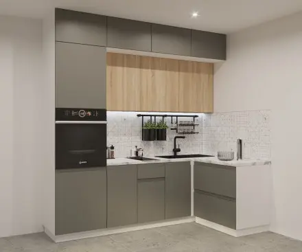 Дуб сонома Обсидиан Лайн - 18 (2400х1400 мм)